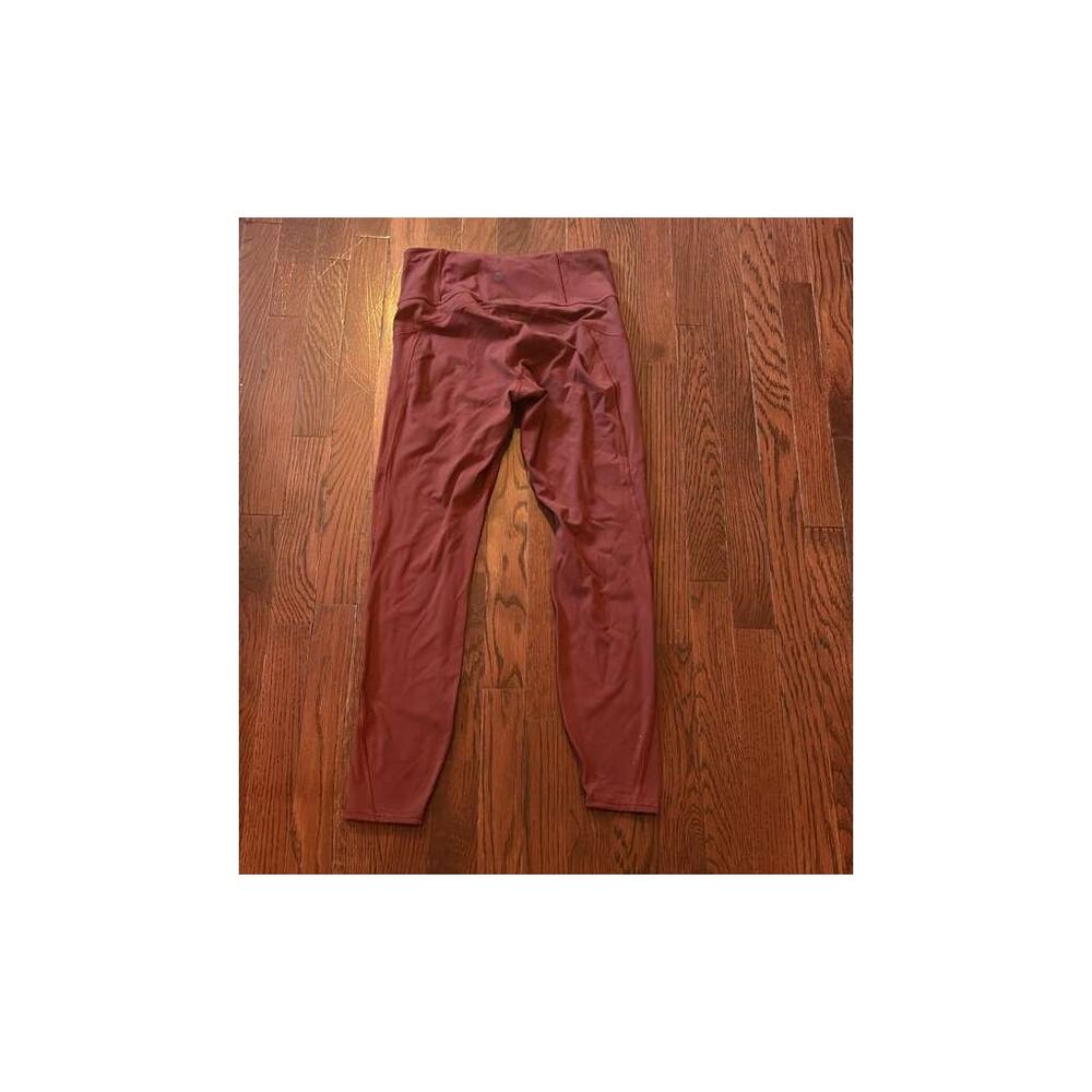 Athleta Rainier Tight High Rise Leggings in Spiced Cabernet Red Small S - Picture 2 of 8